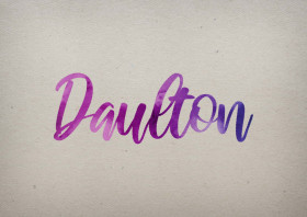 Daulton Watercolor Name DP