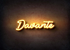 Glow Name Profile Picture for Davante