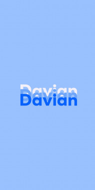 Name DP: Davian
