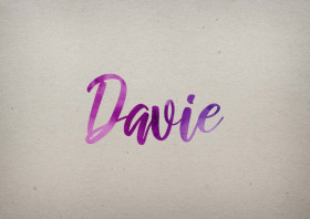 Davie Watercolor Name DP