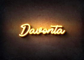 Glow Name Profile Picture for Davonta