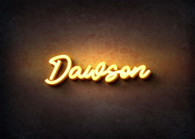Glow Name Profile Picture for Dawson