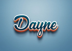 Cursive Name DP: Dayne