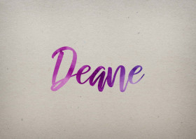 Deane Watercolor Name DP