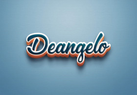Cursive Name DP: Deangelo