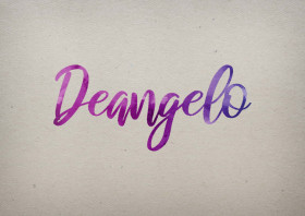 Deangelo Watercolor Name DP