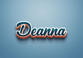 Cursive Name DP: Deanna