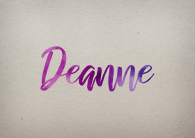 Deanne Watercolor Name DP