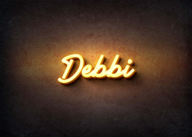 Glow Name Profile Picture for Debbi