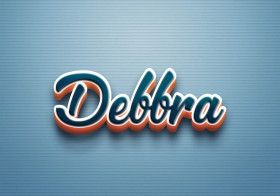 Cursive Name DP: Debbra