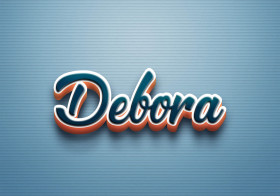 Cursive Name DP: Debora