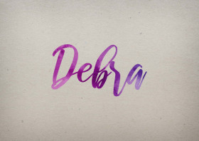 Debra Watercolor Name DP