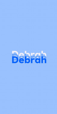 Name DP: Debrah