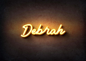 Glow Name Profile Picture for Debrah