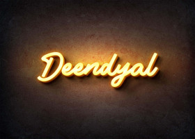 Glow Name Profile Picture for Deendyal