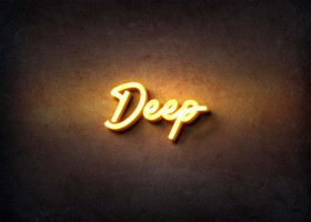 Glow Name Profile Picture for Deep