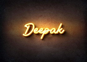 Glow Name Profile Picture for Deepak