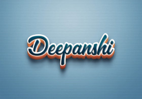 Cursive Name DP: Deepanshi