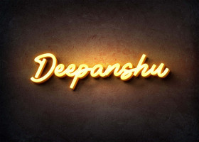 Glow Name Profile Picture for Deepanshu