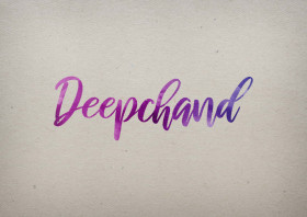 Deepchand Watercolor Name DP