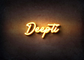 Glow Name Profile Picture for Deepti