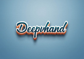 Cursive Name DP: Deepvhand