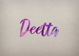 Deetta Watercolor Name DP