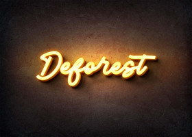 Glow Name Profile Picture for Deforest