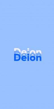 Name DP: Deion