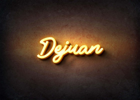 Glow Name Profile Picture for Dejuan