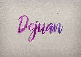 Dejuan Watercolor Name DP