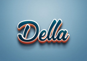 Cursive Name DP: Della
