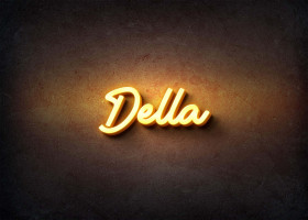 Glow Name Profile Picture for Della
