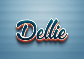 Cursive Name DP: Dellie