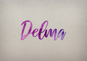 Delma Watercolor Name DP