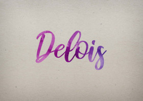 Delois Watercolor Name DP