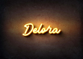 Glow Name Profile Picture for Delora