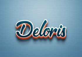 Cursive Name DP: Deloris