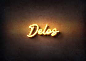 Glow Name Profile Picture for Delos