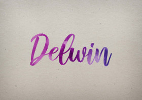 Delwin Watercolor Name DP