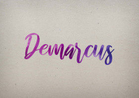 Demarcus Watercolor Name DP