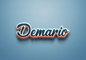 Cursive Name DP: Demario