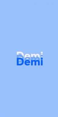 Name DP: Demi