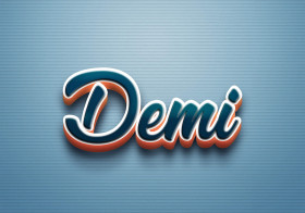 Cursive Name DP: Demi