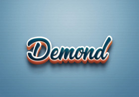 Cursive Name DP: Demond