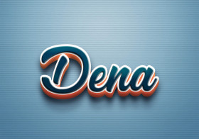 Cursive Name DP: Dena