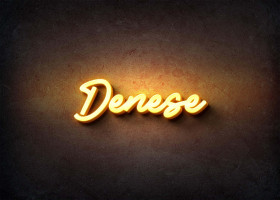 Glow Name Profile Picture for Denese