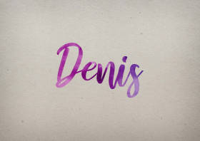 Denis Watercolor Name DP