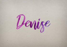 Denise Watercolor Name DP
