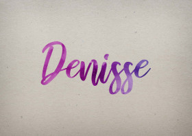 Denisse Watercolor Name DP